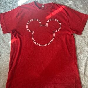 Red Mickey Mouse Kids T-Shirt